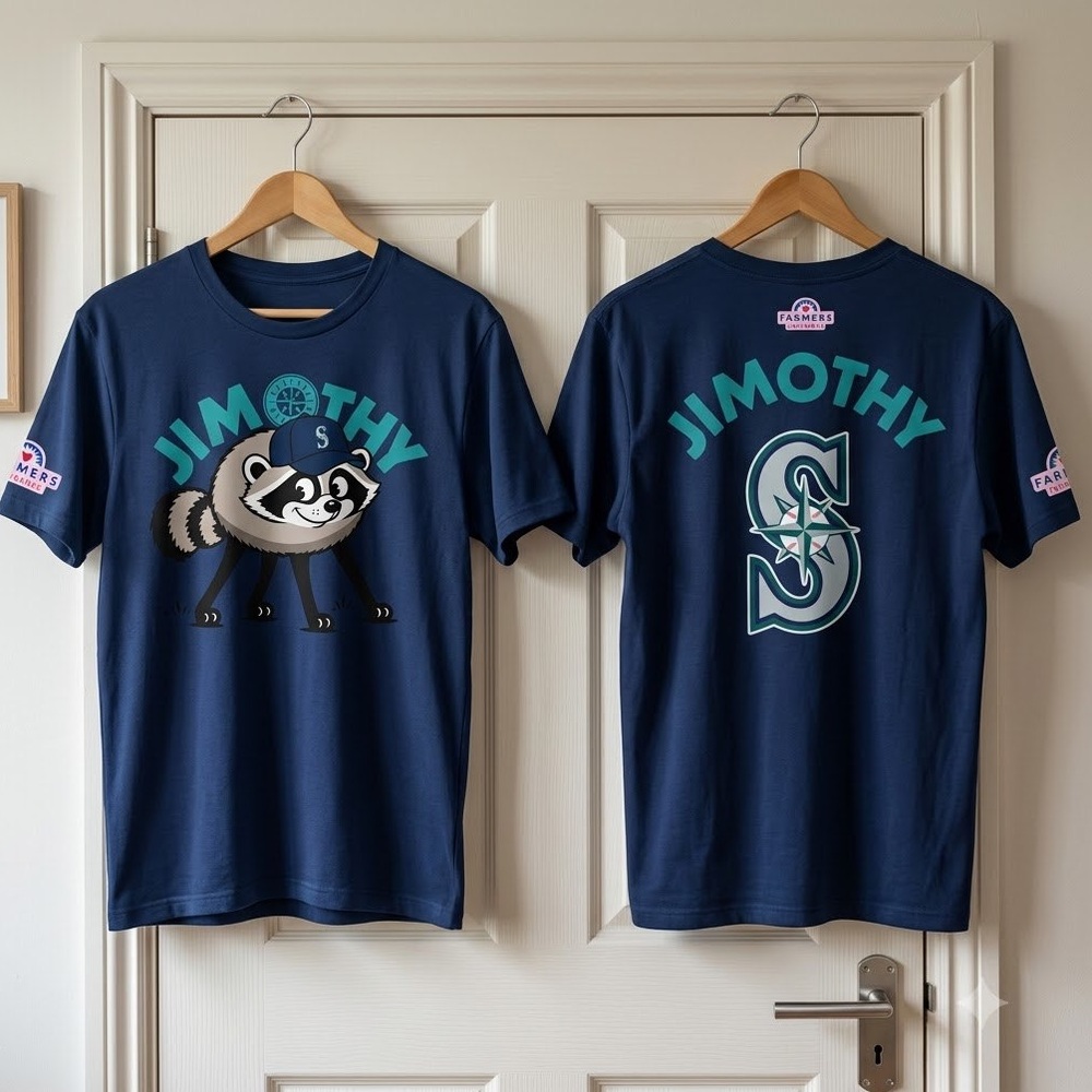 Seattle Mariners x Jimothy Night T-Mobile Park Special Shirt navy